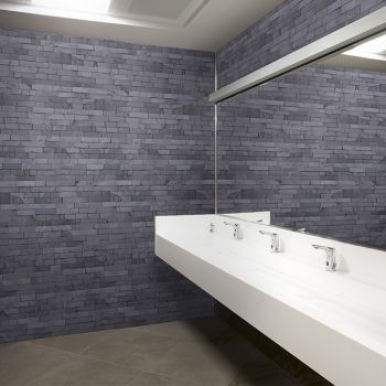 Split Faced Slate Matt PVC Wall Cladding Sheet