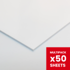 Budget Hygienic Wall Cladding Sheet 2440 x 1220 x 2.5mm - 50 PACK