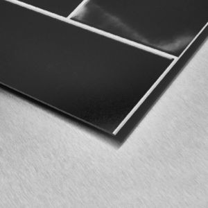 Black Marble Tile Gloss PVC Wall Cladding Sheet