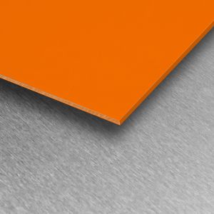 Orange Gloss PVC Wall Cladding Sheet