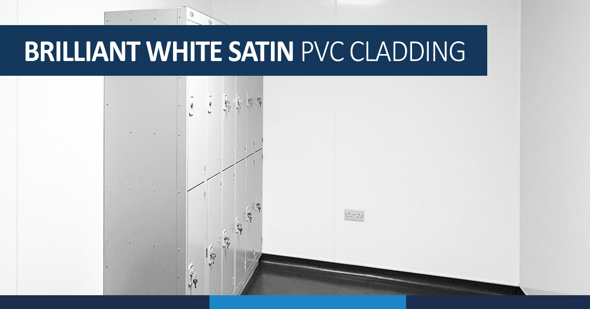 Brilliant White Satin PVC Wall Cladding Sheet