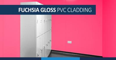Fuchsia Gloss PVC Wall Cladding Sheet